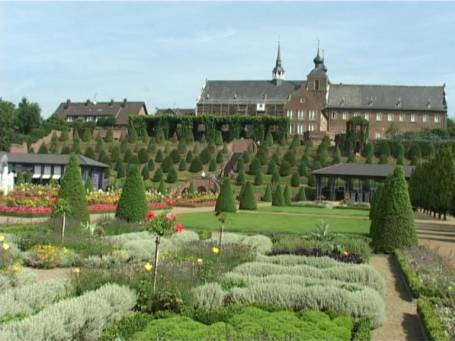 Kamp-Lintfort : Kloster Kamp, barocker Terrassengarten